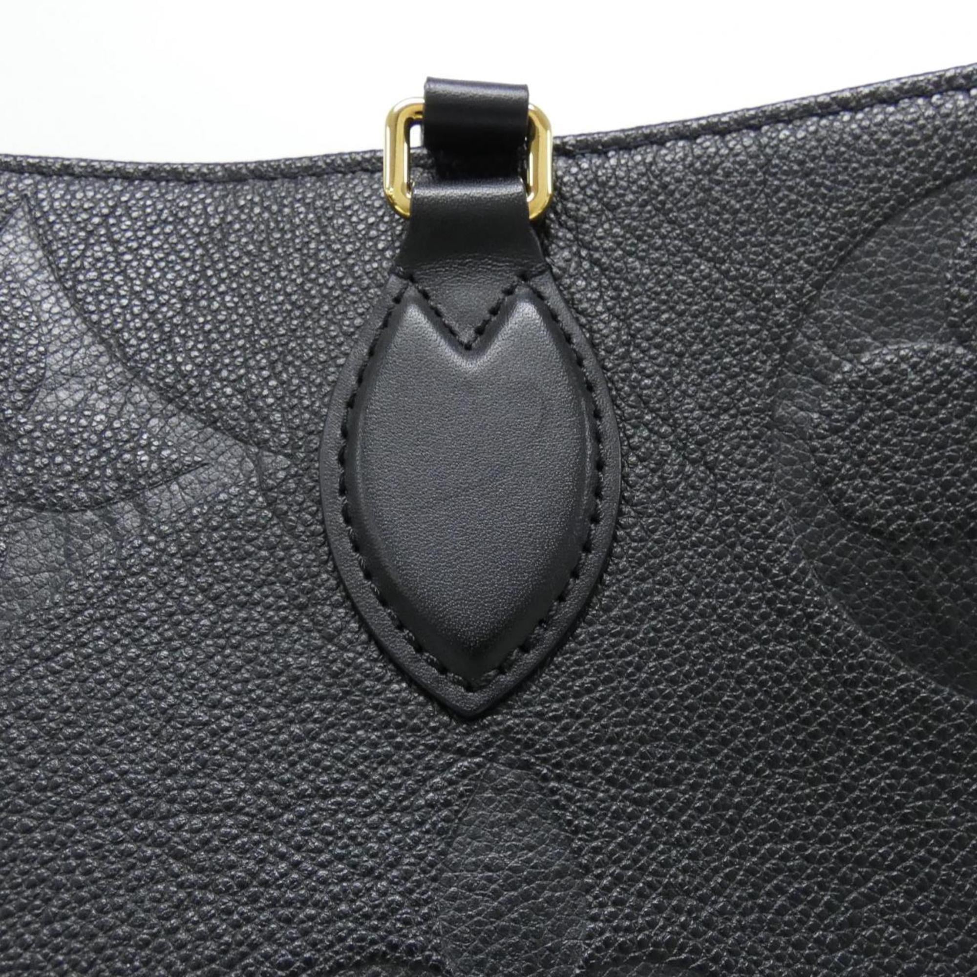 Louis Vuitton Black Leather Handbag