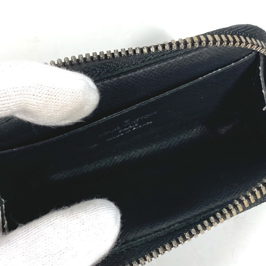 Louis Vuitton Black Monogram Eclipse Monogram Eclipse Coin Purse/Coin Case