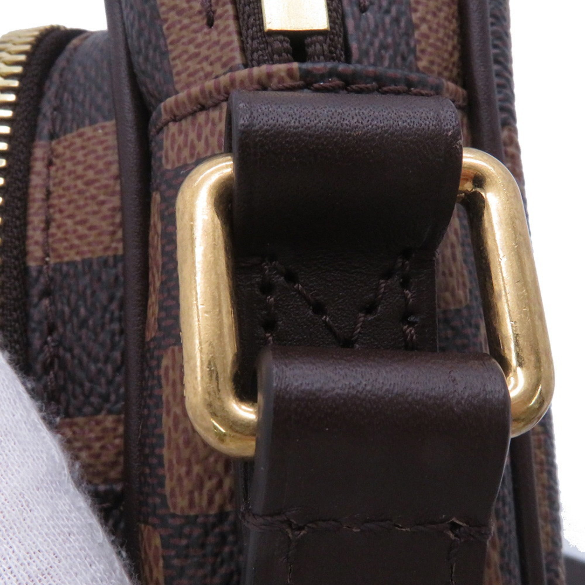 Louis Vuitton Damier Brown Red Color Shoulder Bag