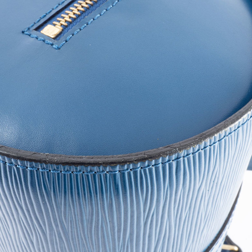 Louis Vuitton Epi Toledo Blue Epi Leather Handbag