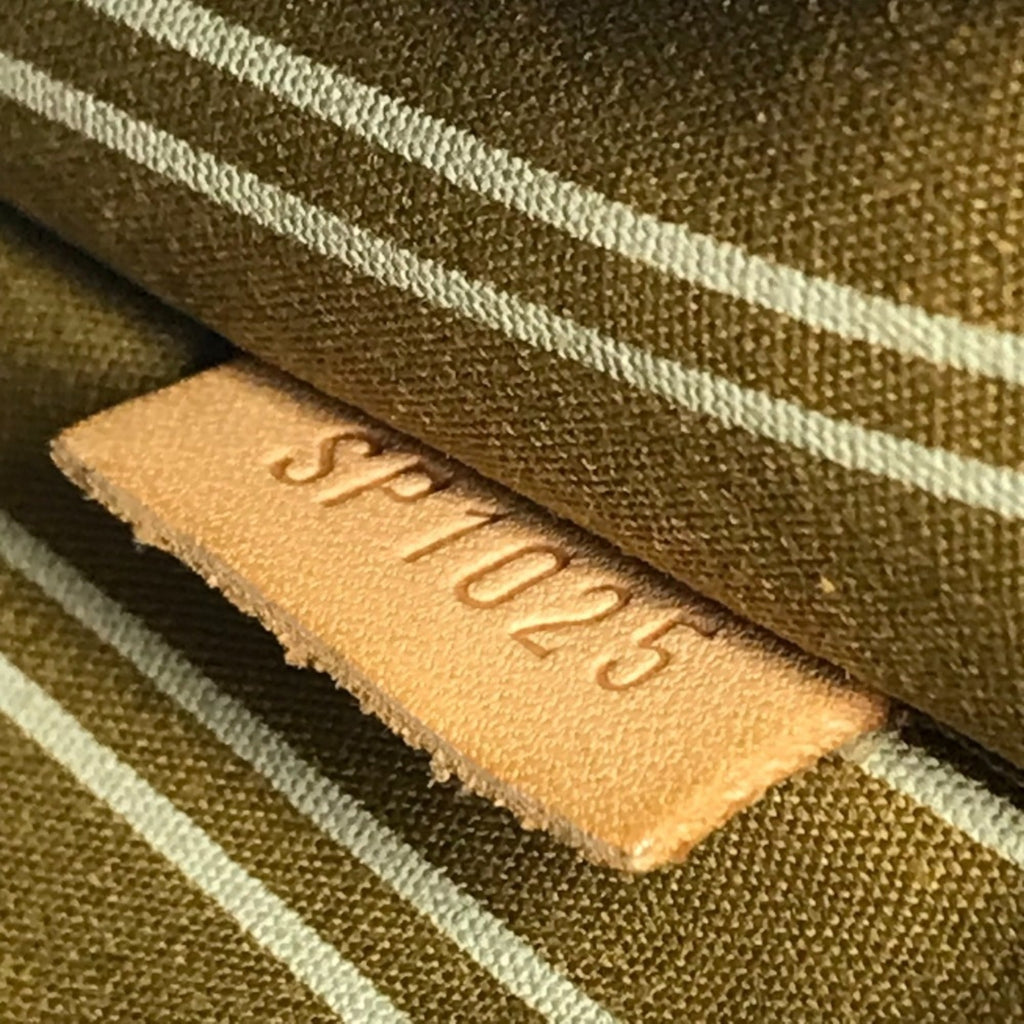 Louis Vuitton Brown Canvas Leather Shoulder Bag Tote Bag