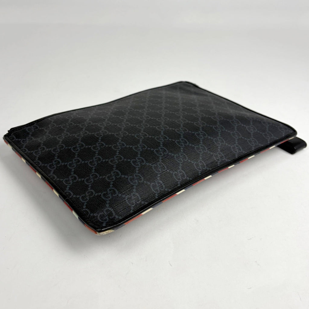 Gucci Black Leather Coated Canvas (Pre-Owned)