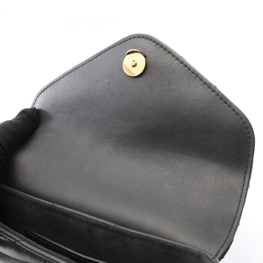 Louis Vuitton Black Leather Pochette Shoulder Bag