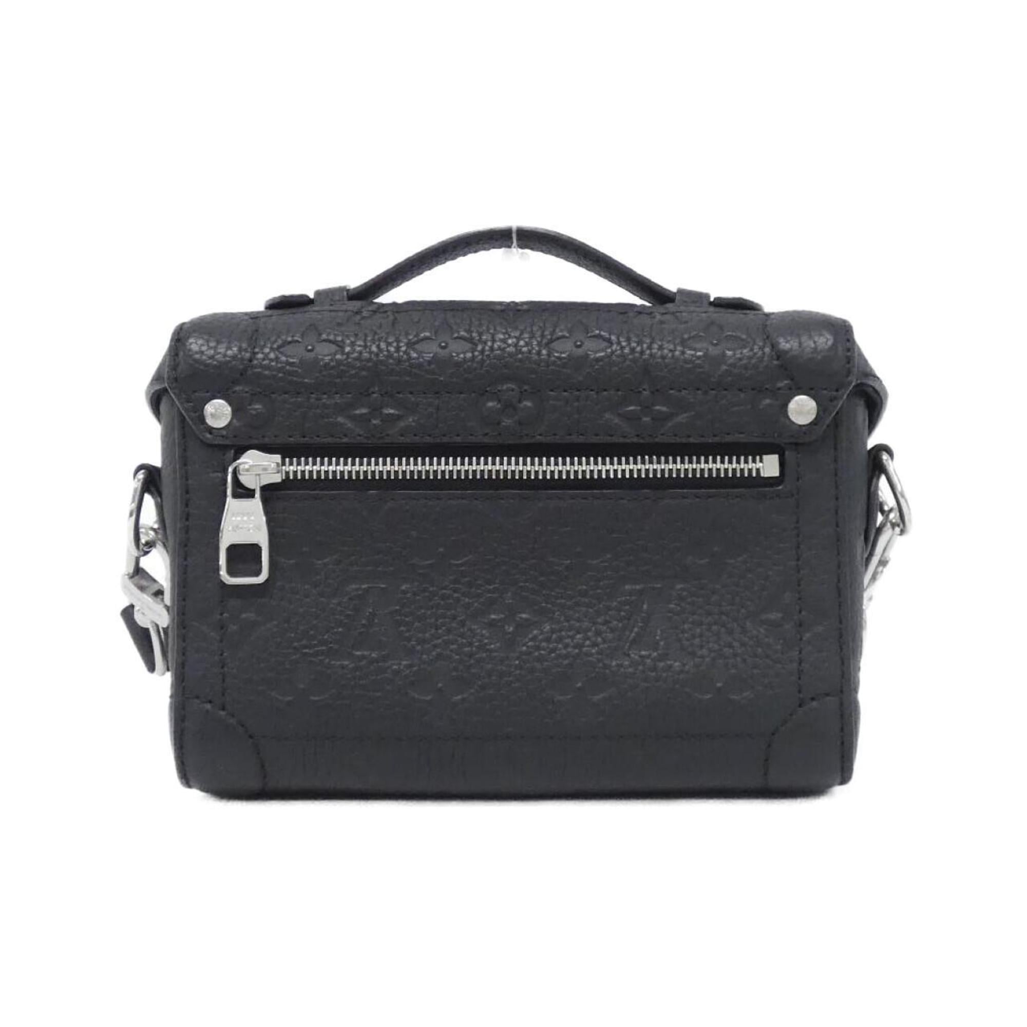Louis Vuitton Black Leather Handbag