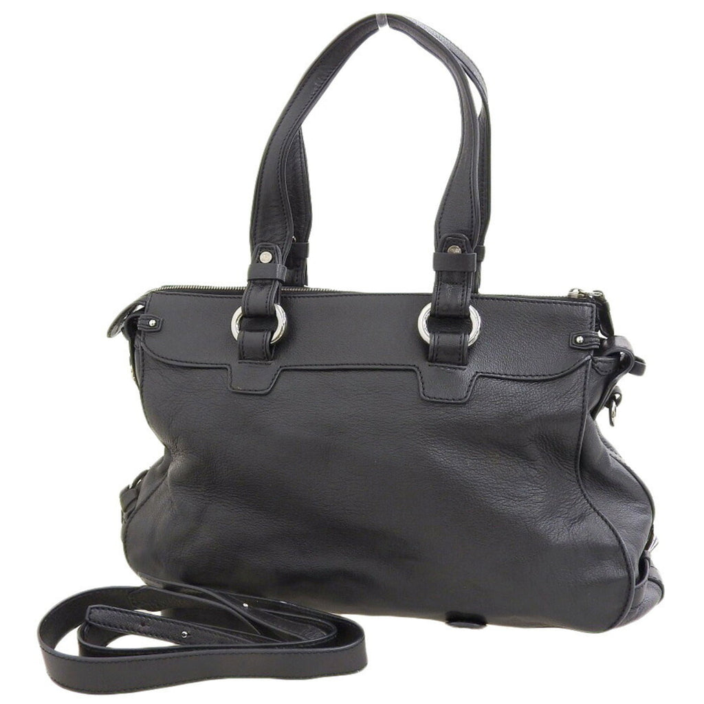 Celine Black Leather Handbag Shoulder Bag
