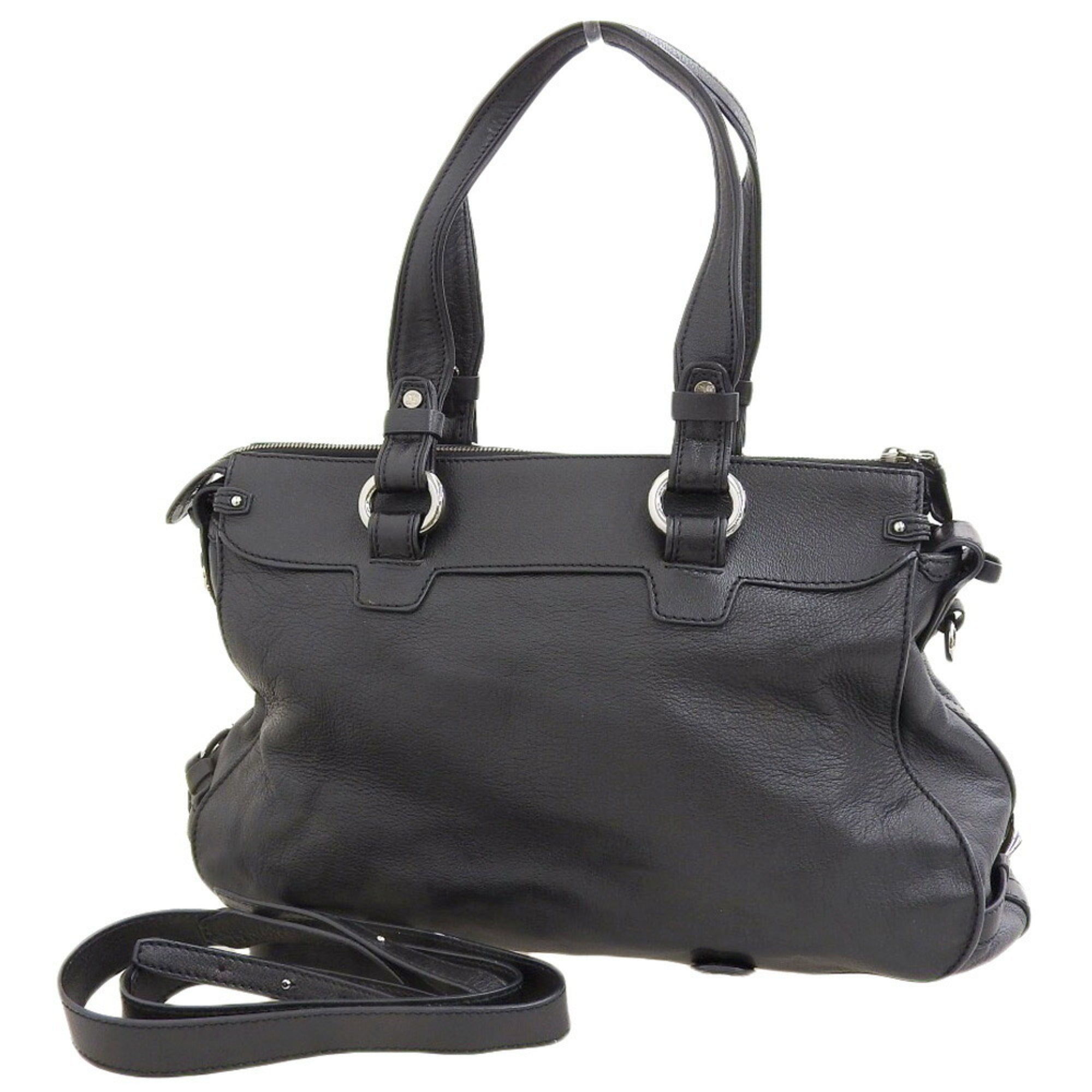 Celine Black Leather Handbag Shoulder Bag