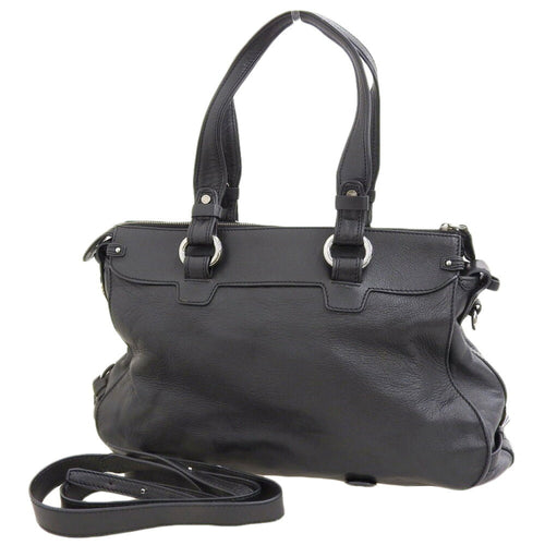 Celine Black Leather Handbag Shoulder Bag