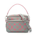 Louis Vuitton Gray Coated Canvas Leather Handbag