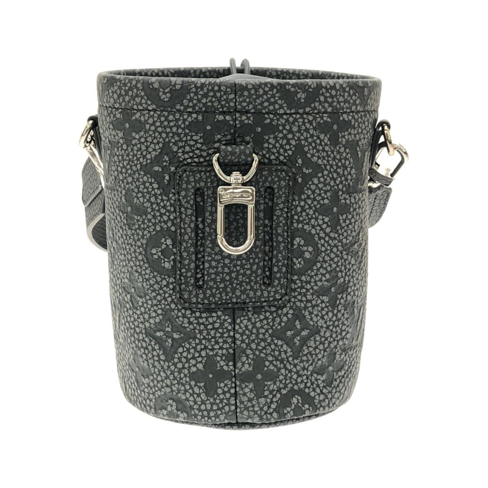 Louis Vuitton Gray Gris Leather Handbag Pouch