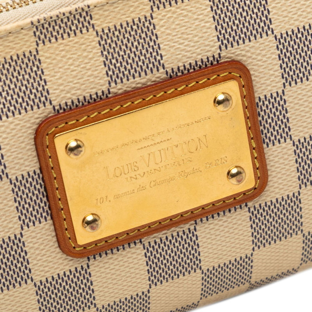 Louis Vuitton White Pvc Leather Handbag Shoulder Bag