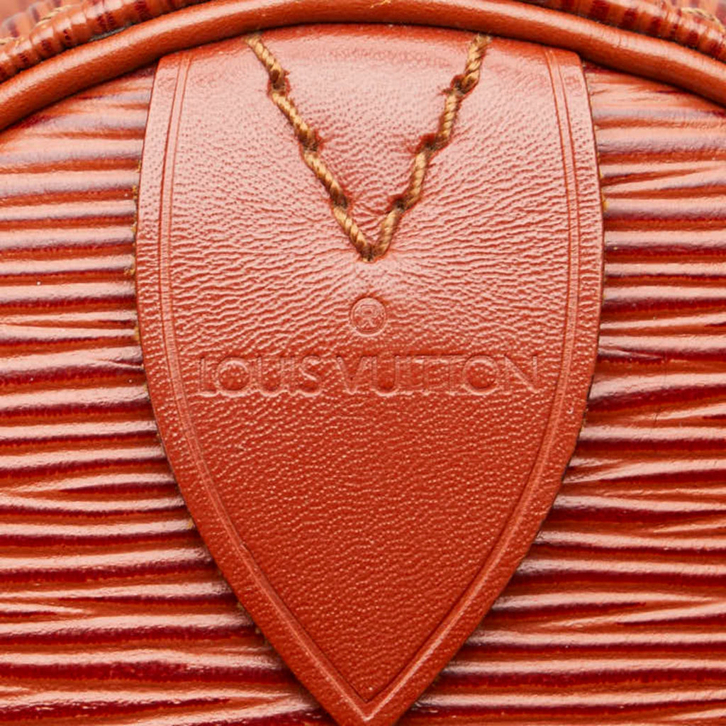 Louis Vuitton Brown Gold Cipango Leather Boston Bag