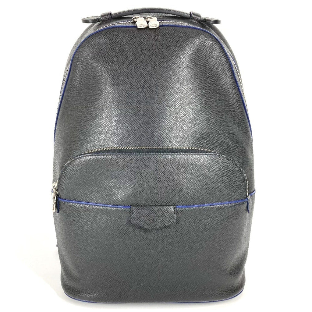 Louis Vuitton Ardoise Bicolor Black Blue Taiga Leather Backpack
