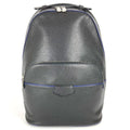 Louis Vuitton Ardoise Bicolor Black Blue Taiga Leather Backpack
