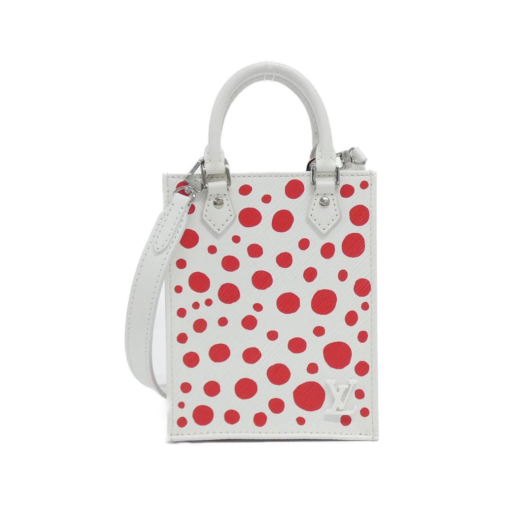 Louis Vuitton Epi Blanc Rouge Leather Handbag