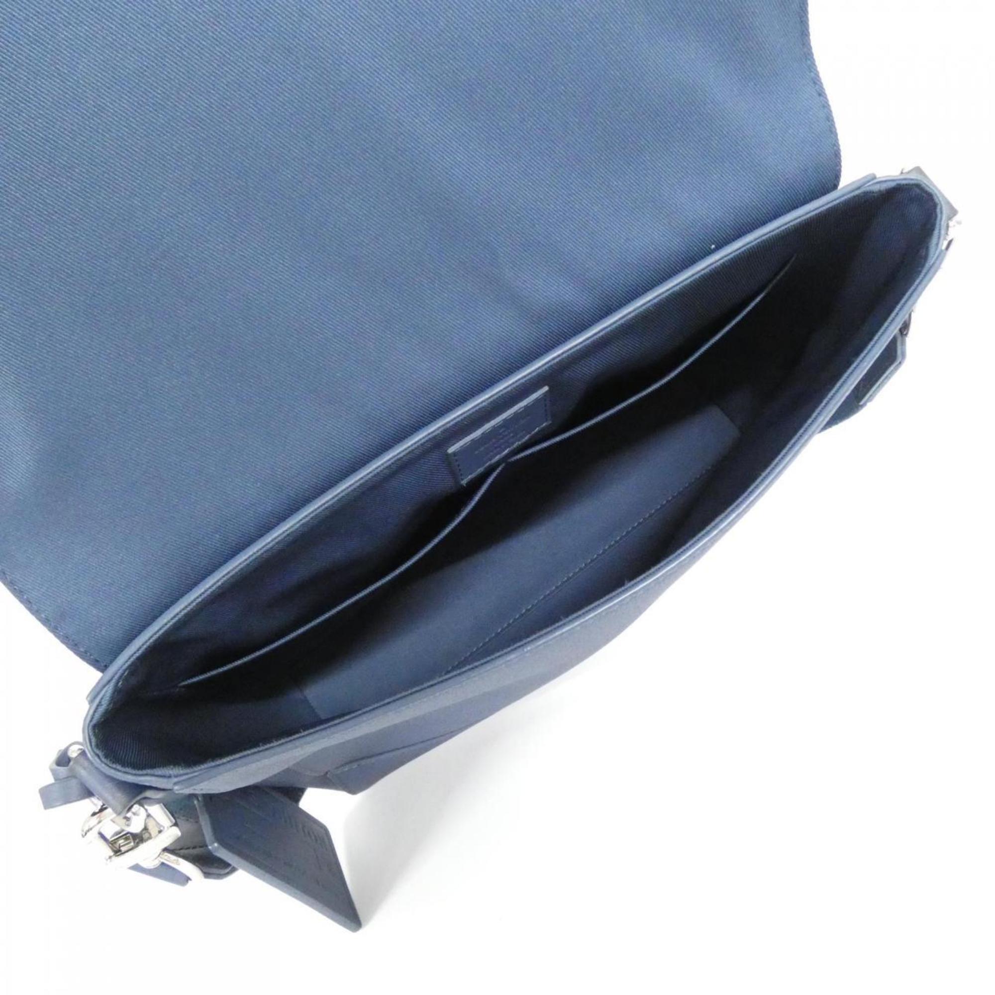 Louis Vuitton Blue Leather Shoulder Bag