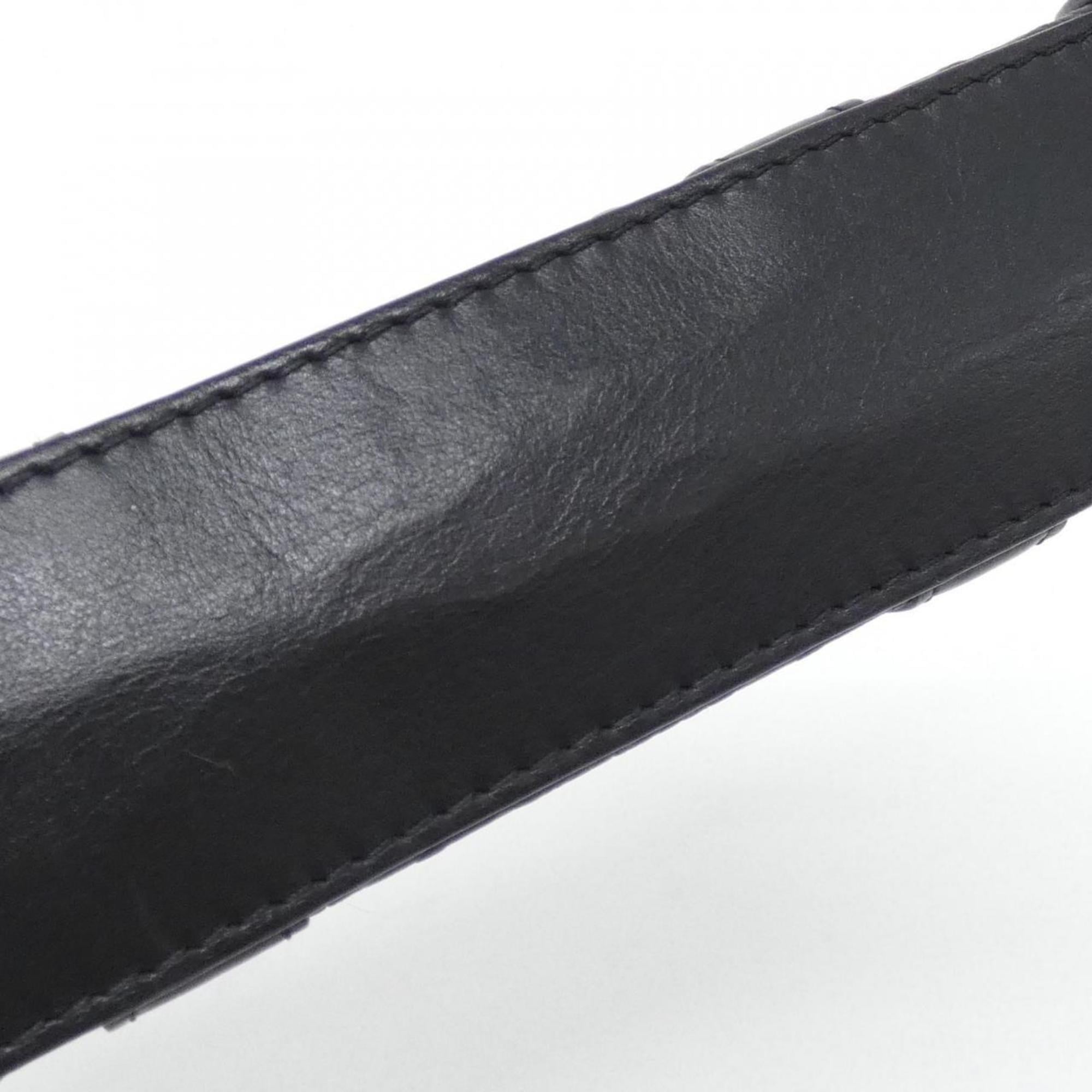 Louis Vuitton Black Leather Shoulder Bag