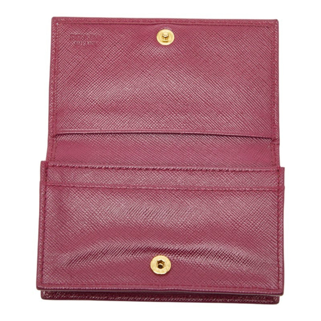 Prada Purple Leather Coin Purse/Coin Case