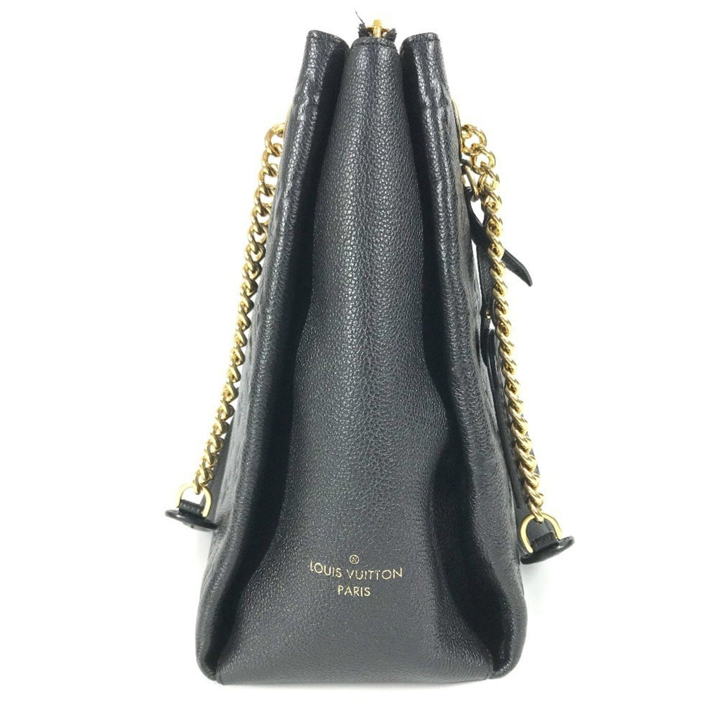 Louis Vuitton Black Noir Monogram Empreinte Shoulder Bag Tote Bag
