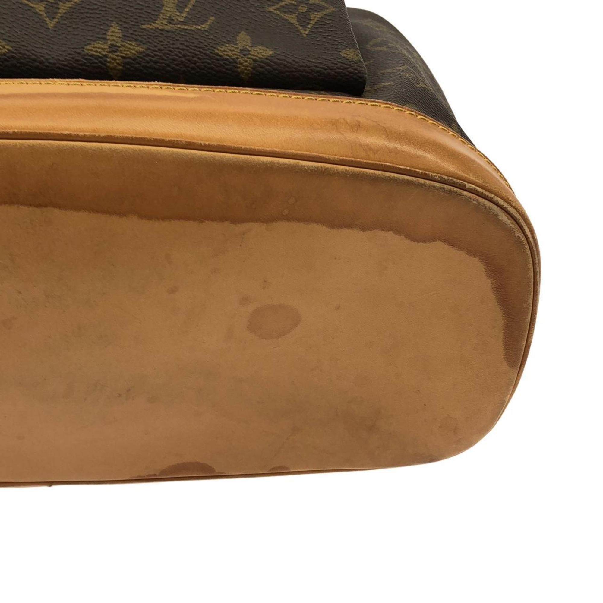 Louis Vuitton Marron Coated Canvas Backpack