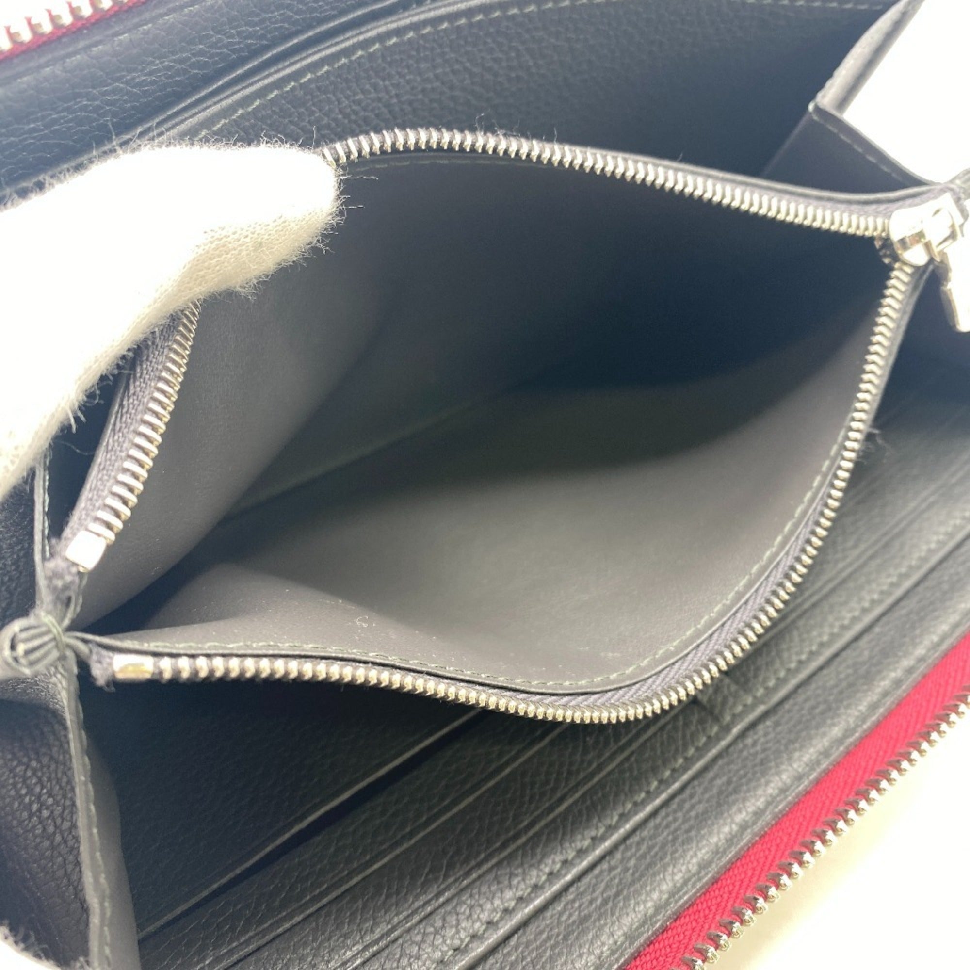 Louis Vuitton Wine Leather Long Wallet