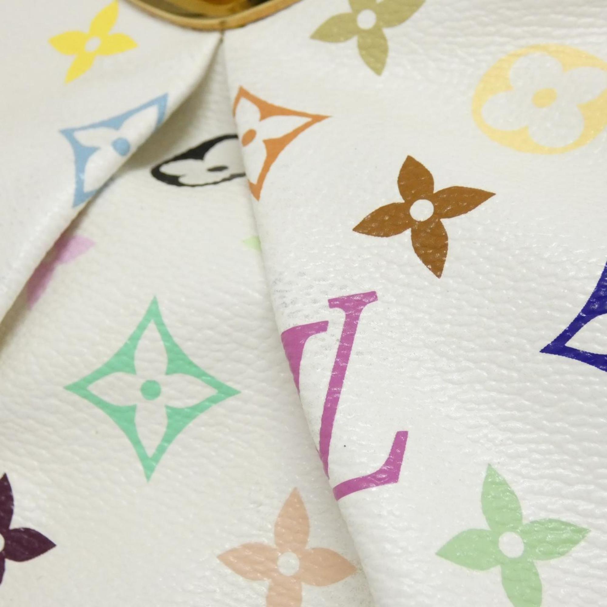 Louis Vuitton White Coated Canvas Shoulder Bag
