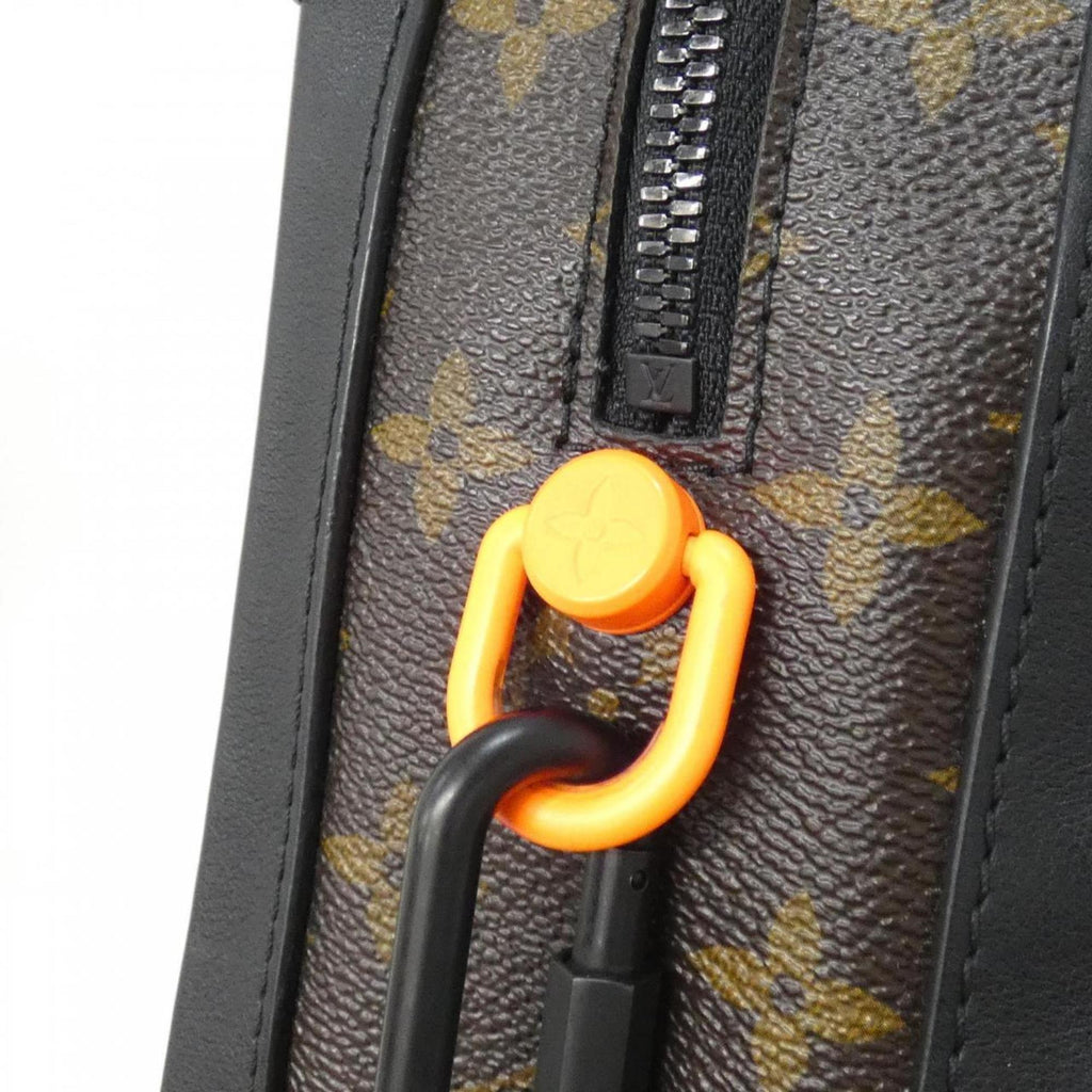 Louis Vuitton Black Black Denim Coated Canvas Shoulder Bag
