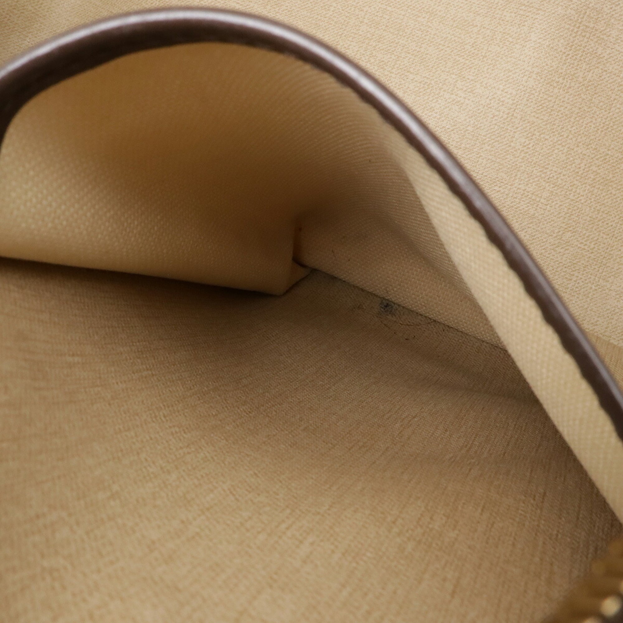 Louis Vuitton Brown Damier Canvas Pvc Handbag