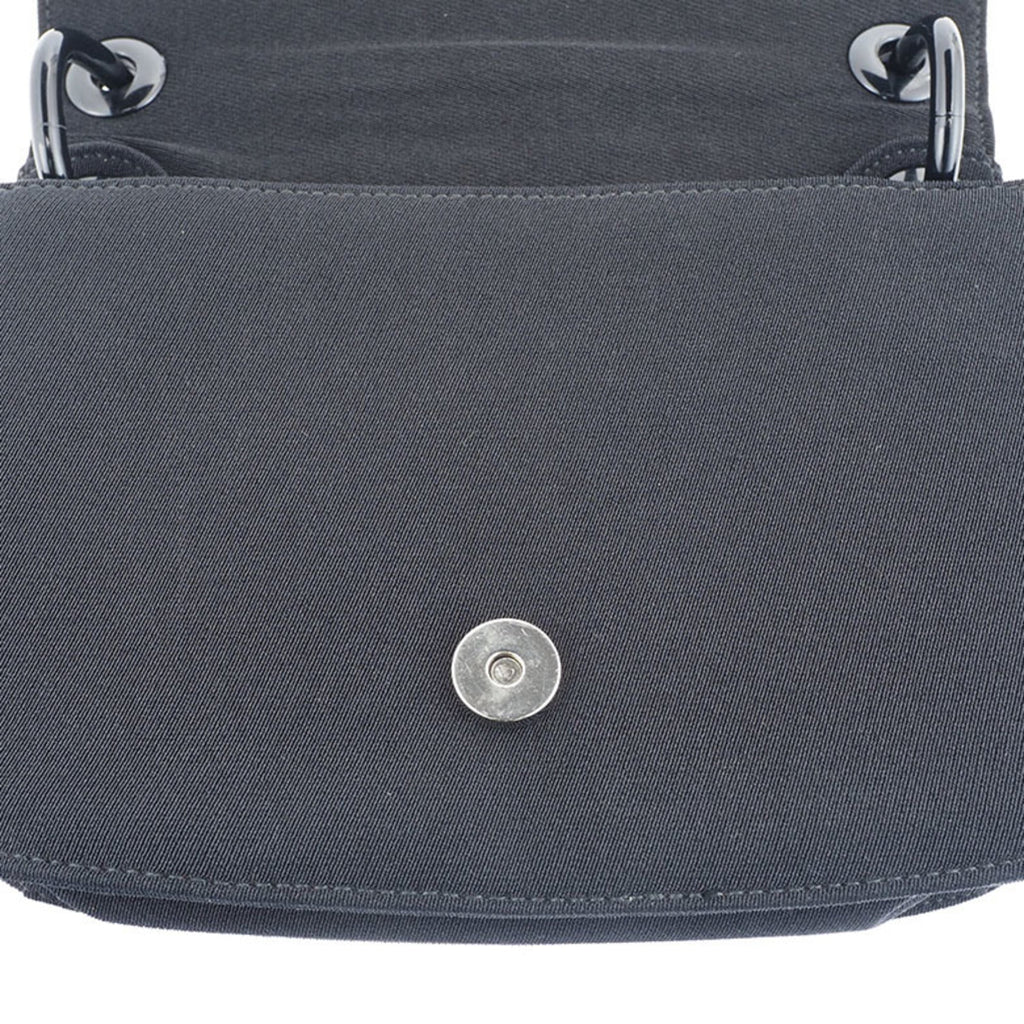 Prada Black Canvas Shoulder Bag