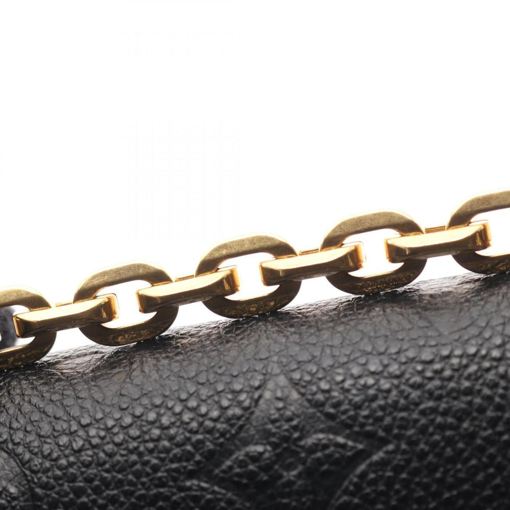 Louis Vuitton Black Noir Monogram Empreinte Shoulder Bag