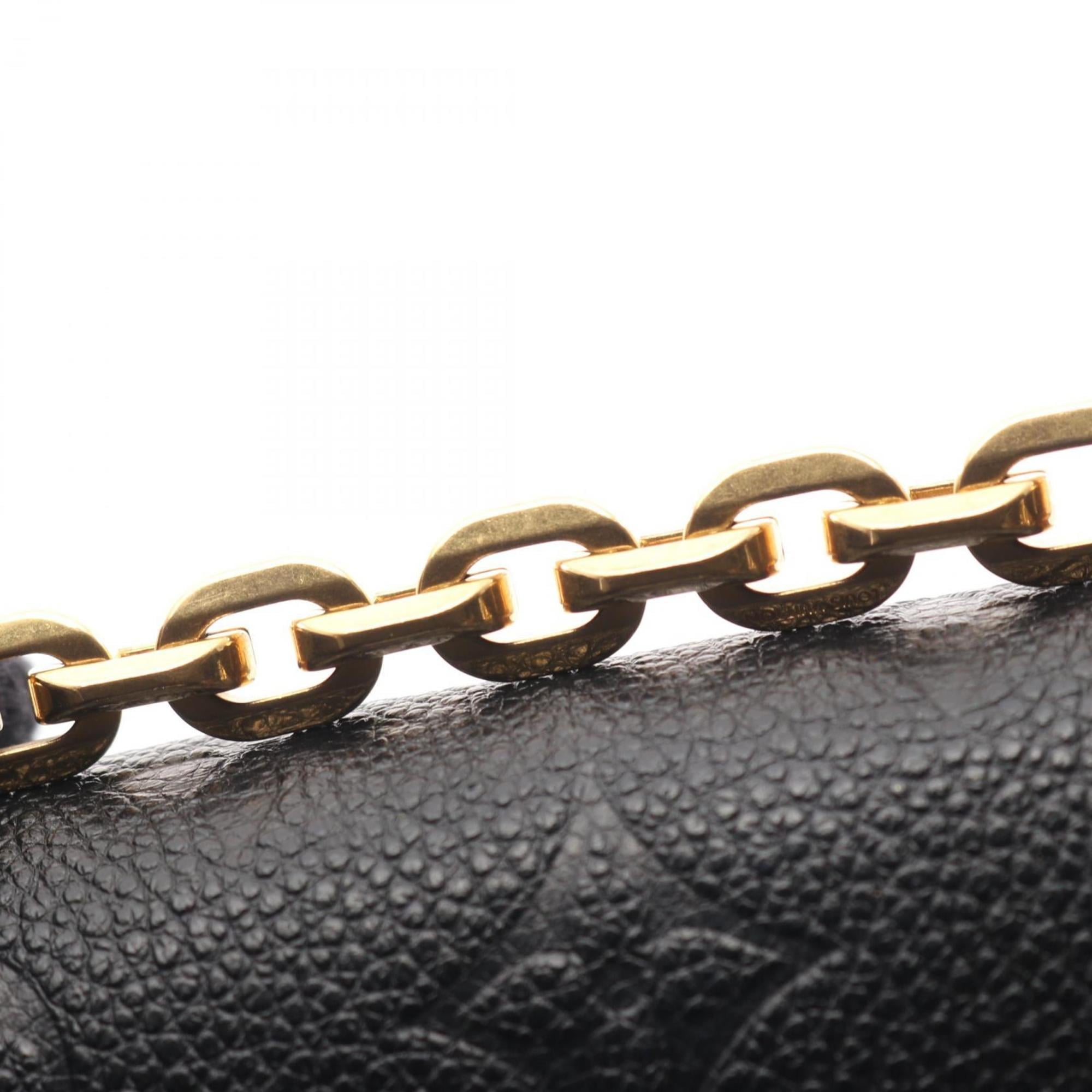 Louis Vuitton Black Noir Monogram Empreinte Shoulder Bag