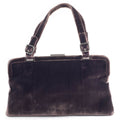 Prada Dark Brown Leather Handbag