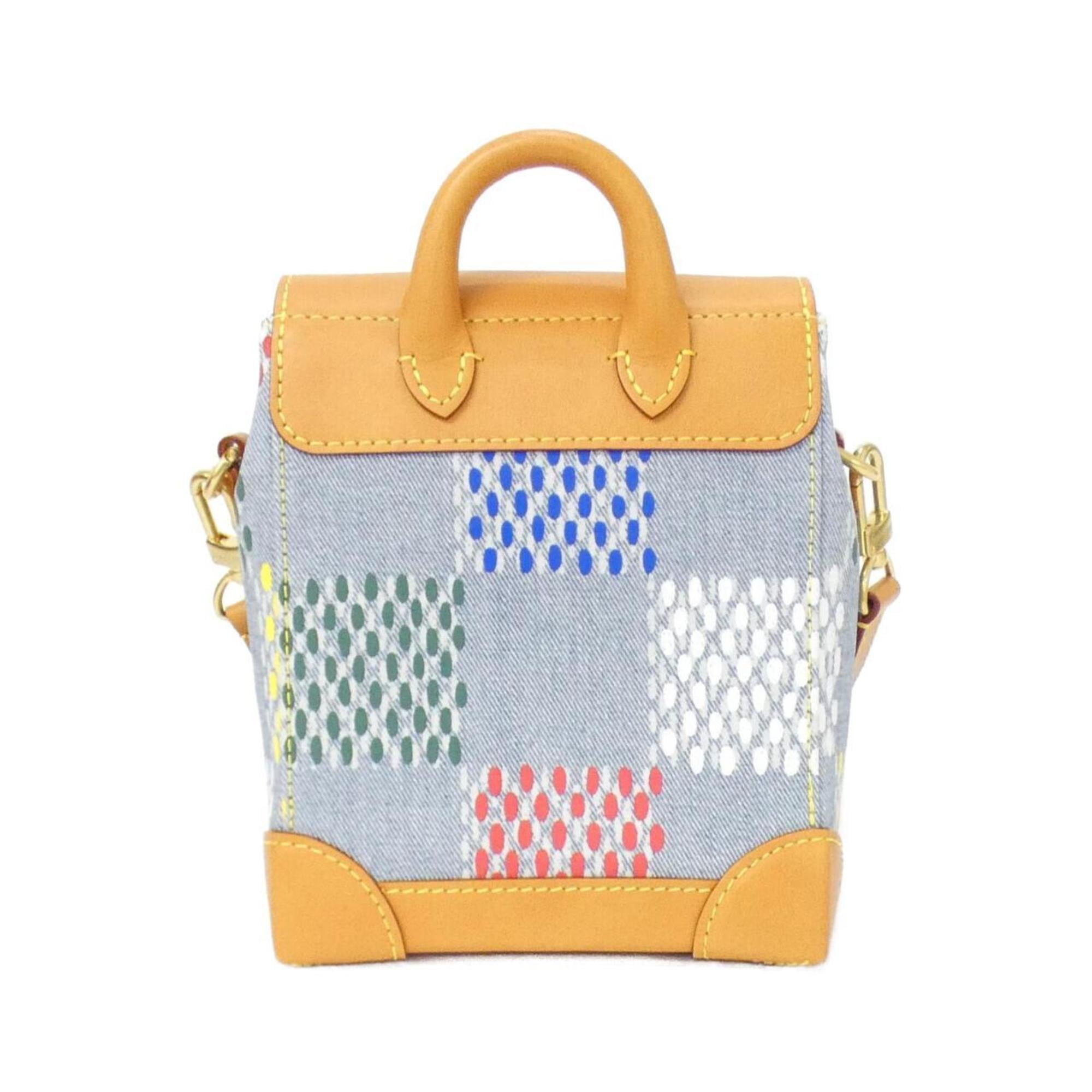 Louis Vuitton Multi-Color Denim Leather Shoulder Bag