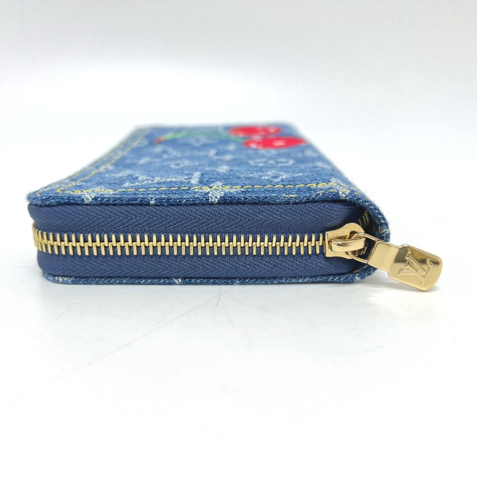 Louis Vuitton Monogram Denim Blue Monogram Denim Long Wallet