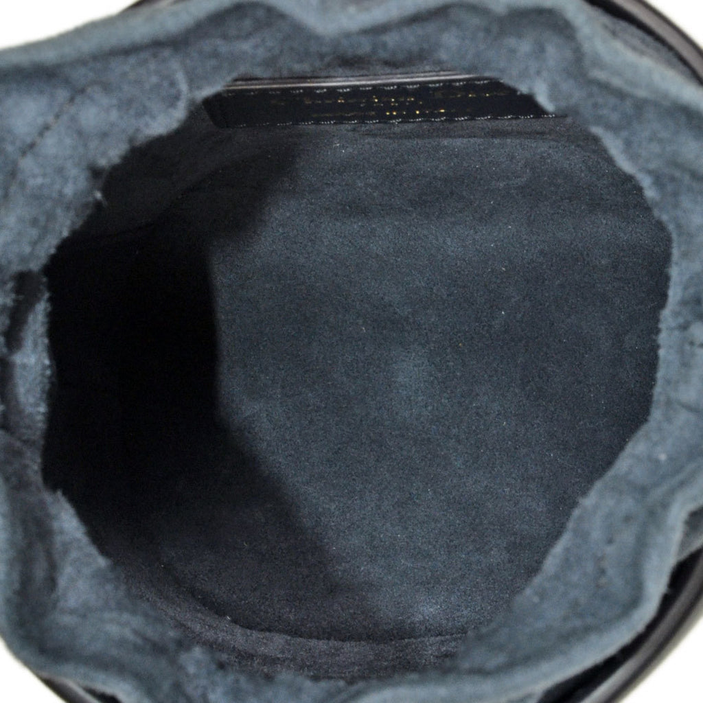 Christian Dior Black Leather Handbag Shoulder Bag (Pre-Owned)