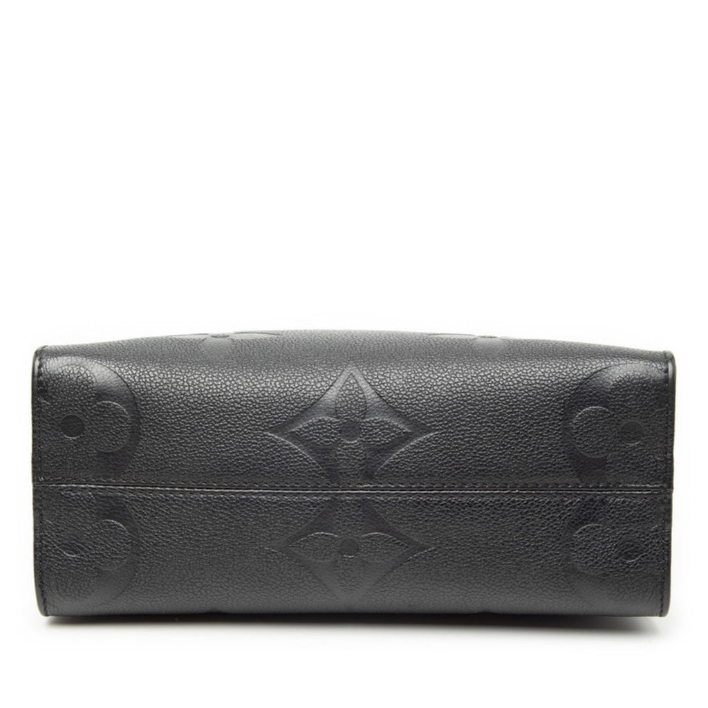 Louis Vuitton Black Noir Monogram Empreinte Shoulder Bag Tote Bag