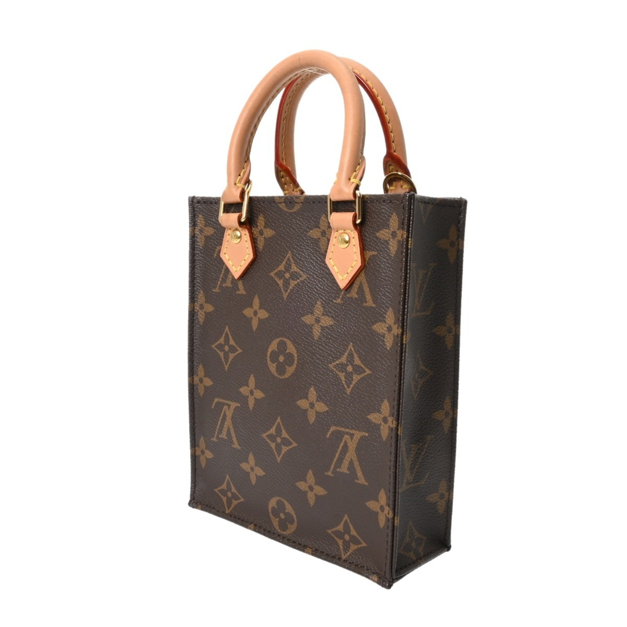 Louis Vuitton Brown Monogram Canvas Handbag
