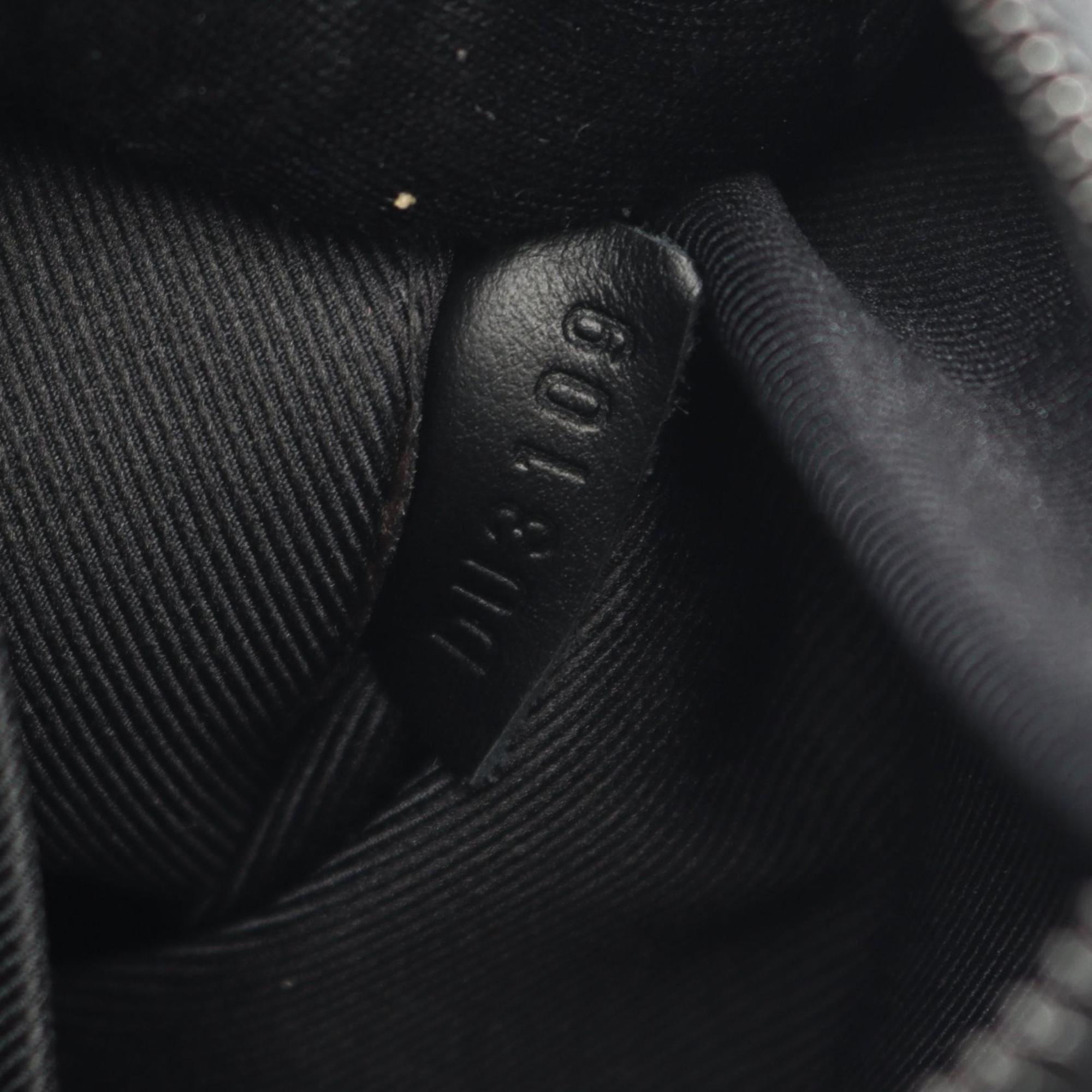 Louis Vuitton Black Multi-Color Taiga Leather Shoulder Bag