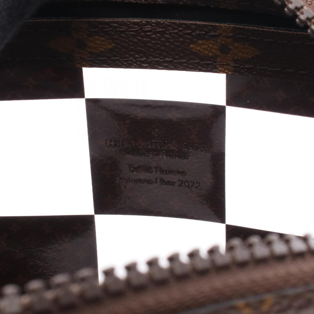 Louis Vuitton Brown Coated Canvas Pvc Shoulder Bag