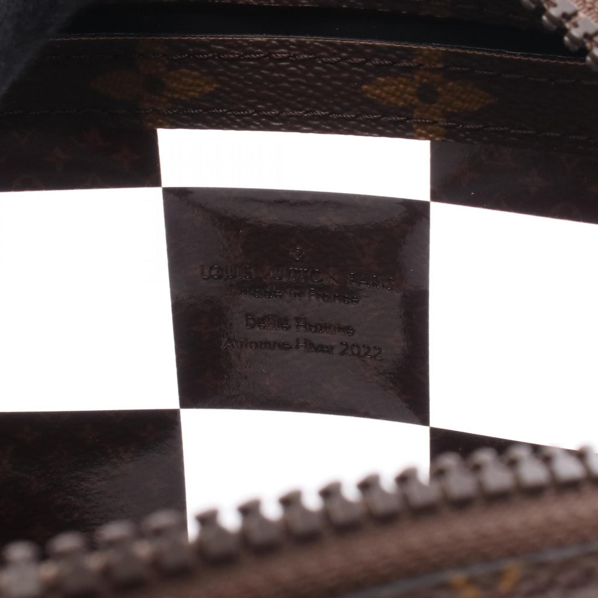 Louis Vuitton Brown Coated Canvas Pvc Shoulder Bag