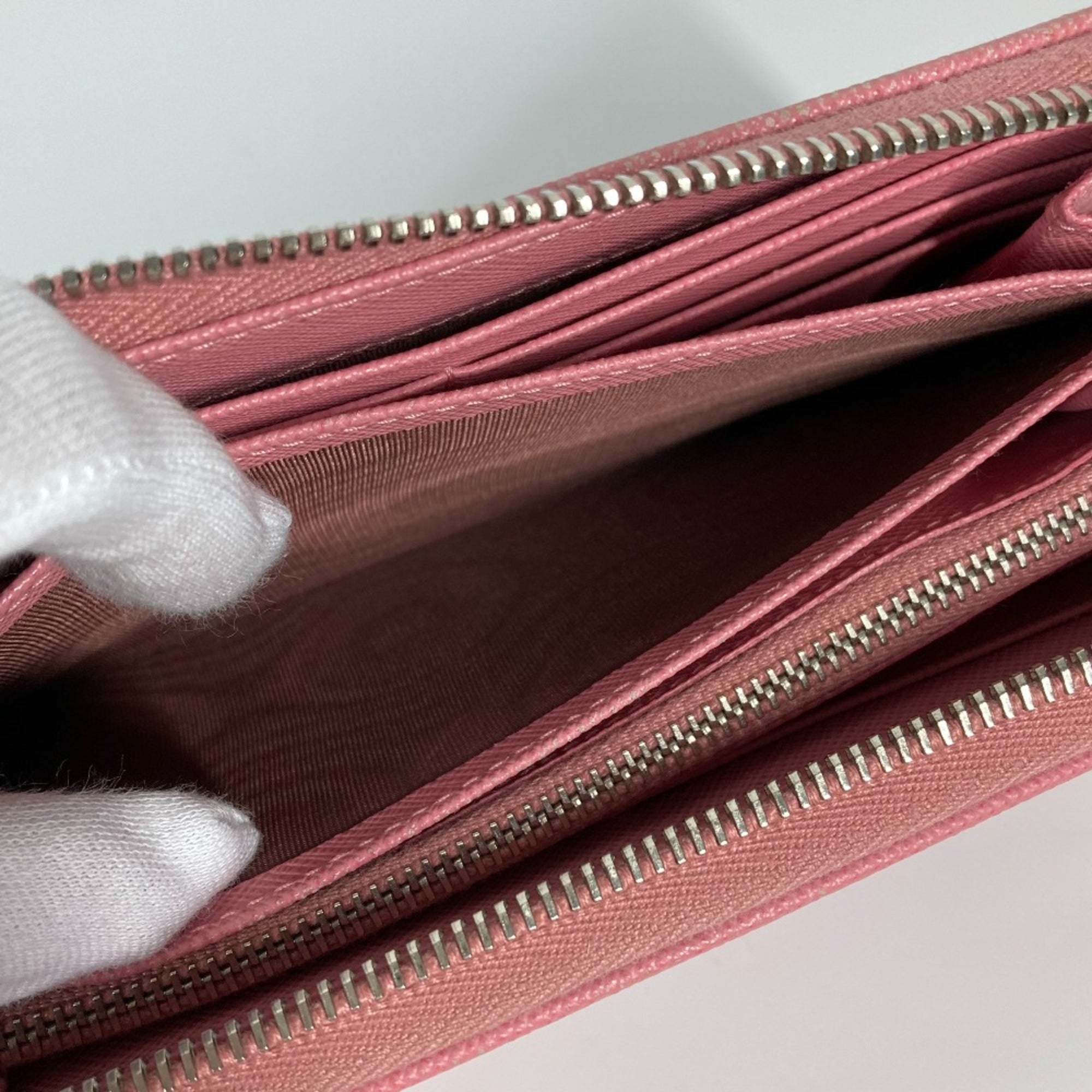 Prada Pink Other Long Wallet (Bi-Fold)