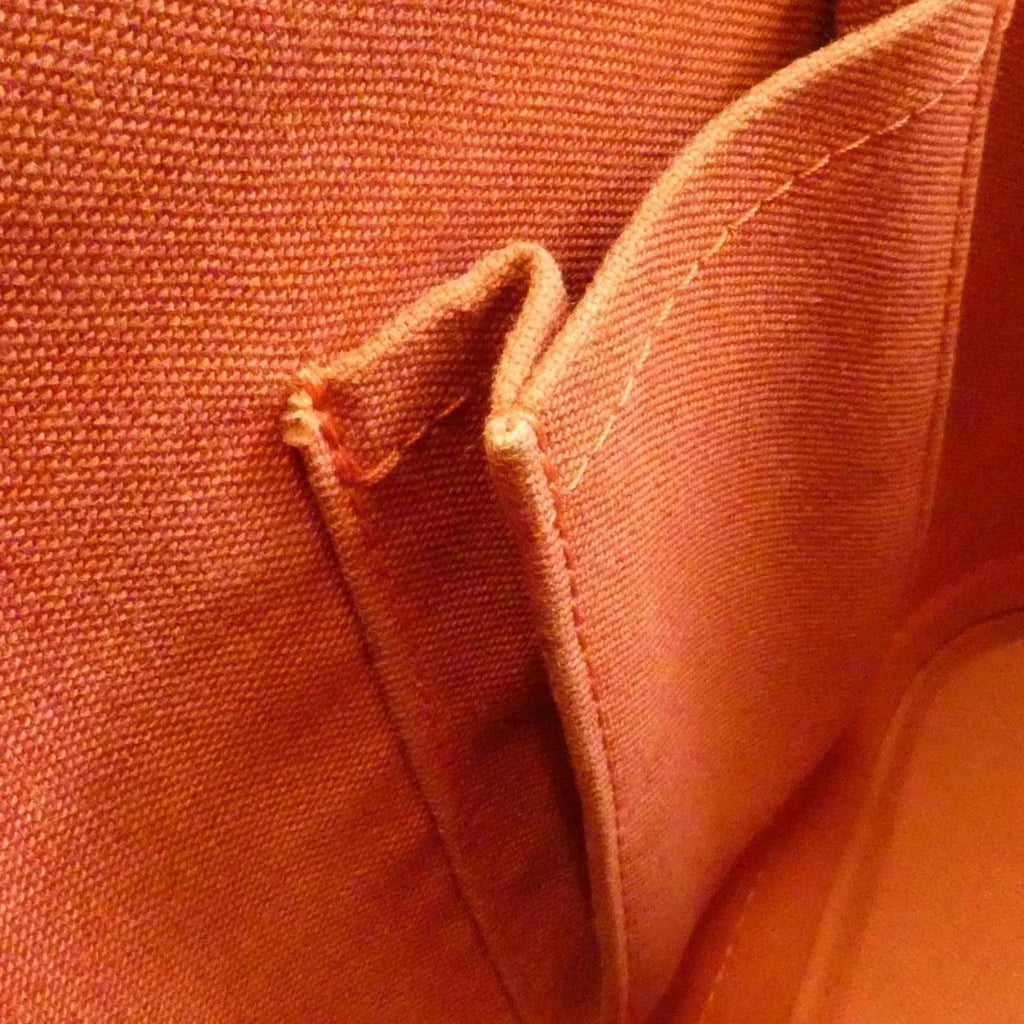 Louis Vuitton Brown Coated Canvas Handbag