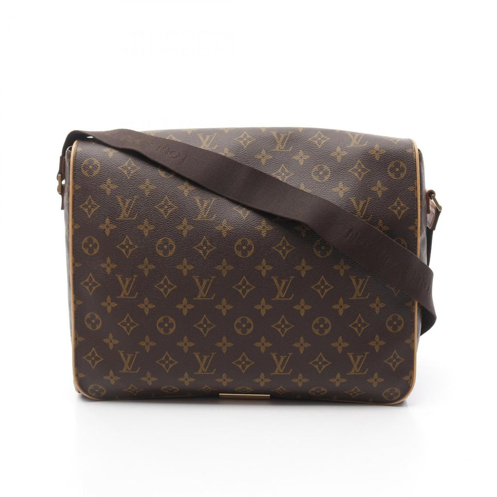 Louis Vuitton Brown Pvc Coated Canvas Leather Shoulder Bag