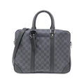Louis Vuitton Graphite Coated Canvas Handbag
