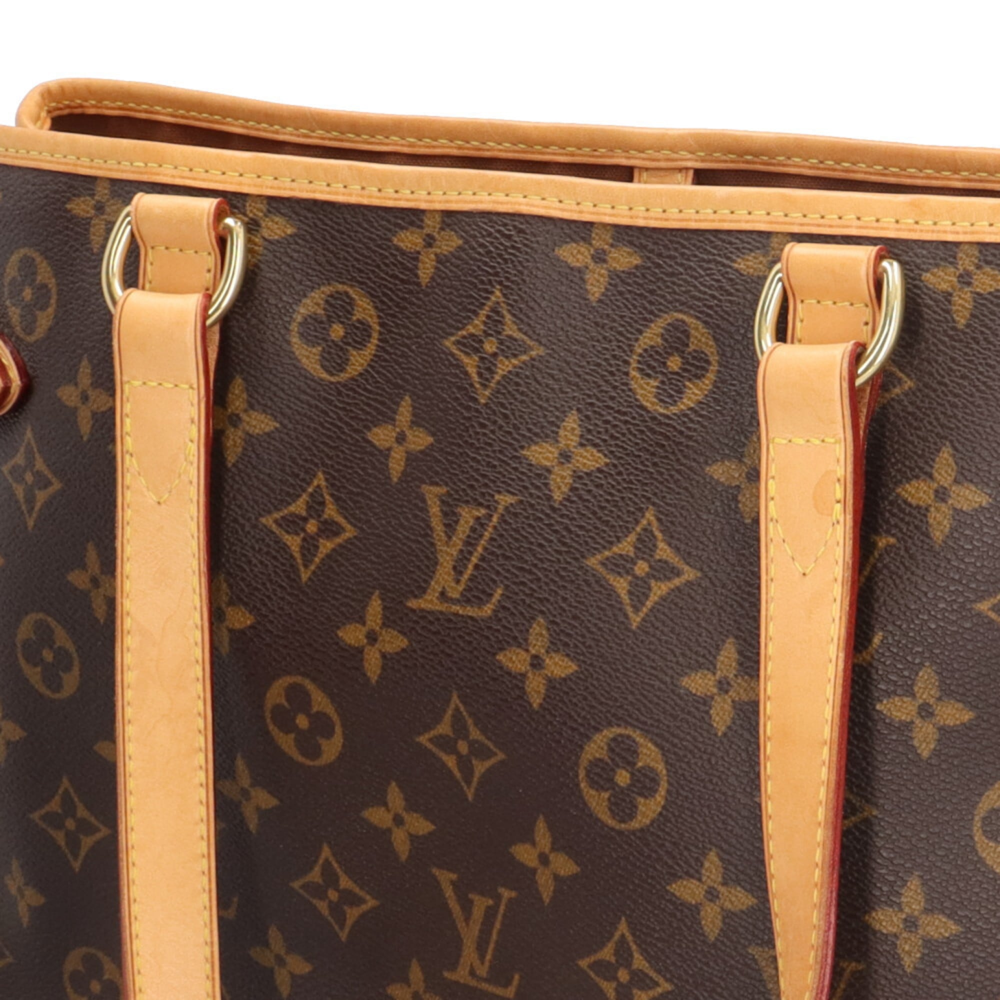 Louis Vuitton Brown Monogram Canvas Tote Bag