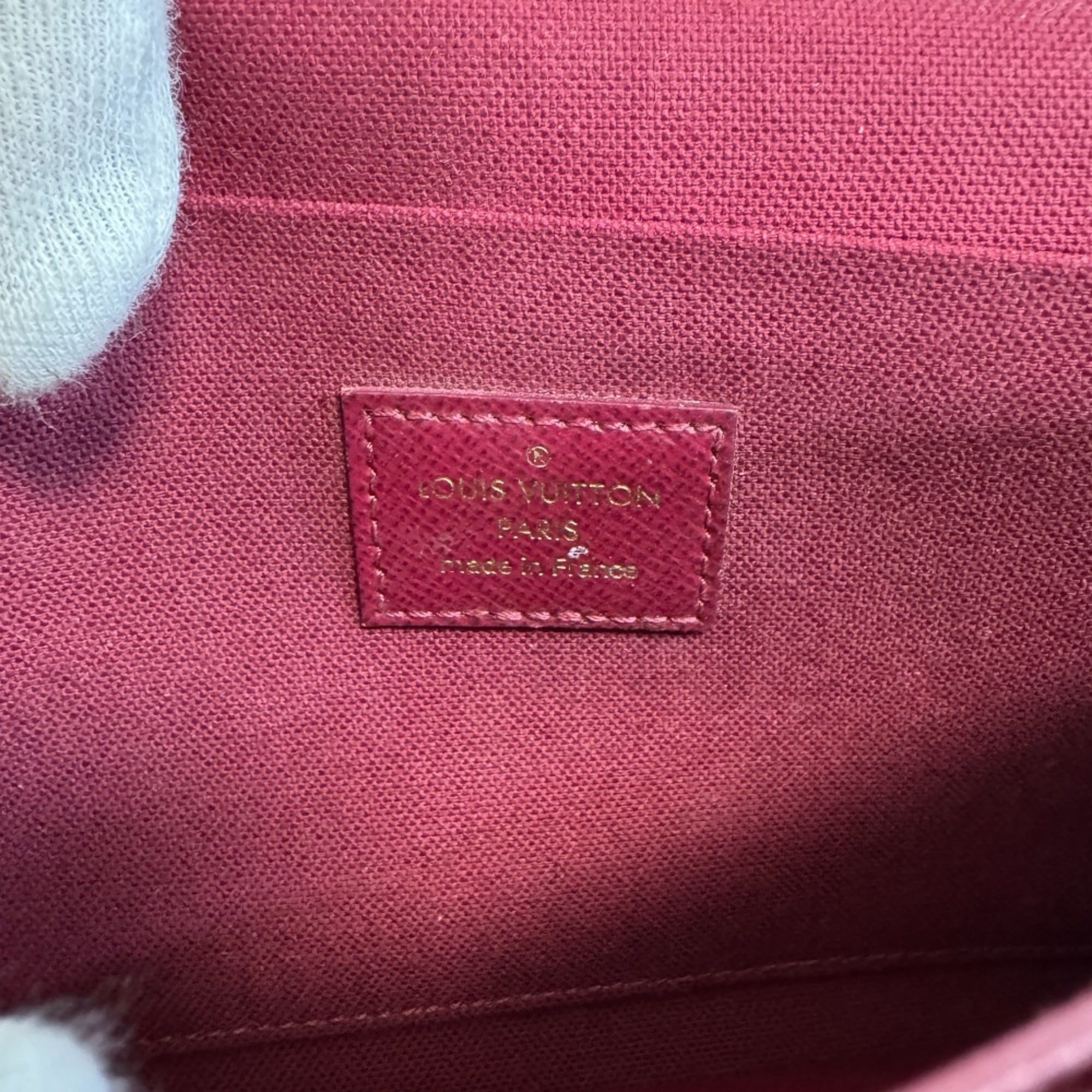 Louis Vuitton Brown Monogram Monogram Leather Pouch Shoulder Bag