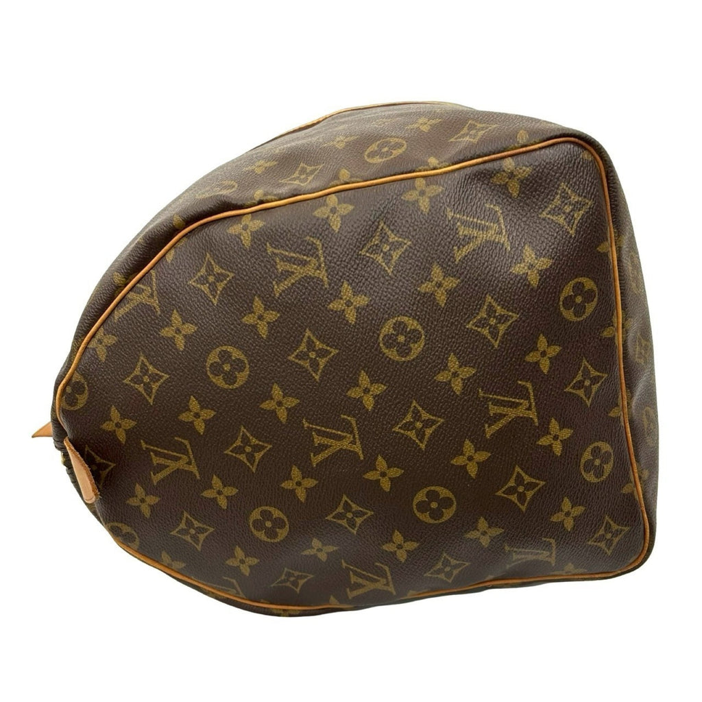 Louis Vuitton Brown Leather Pvc Boston Bag