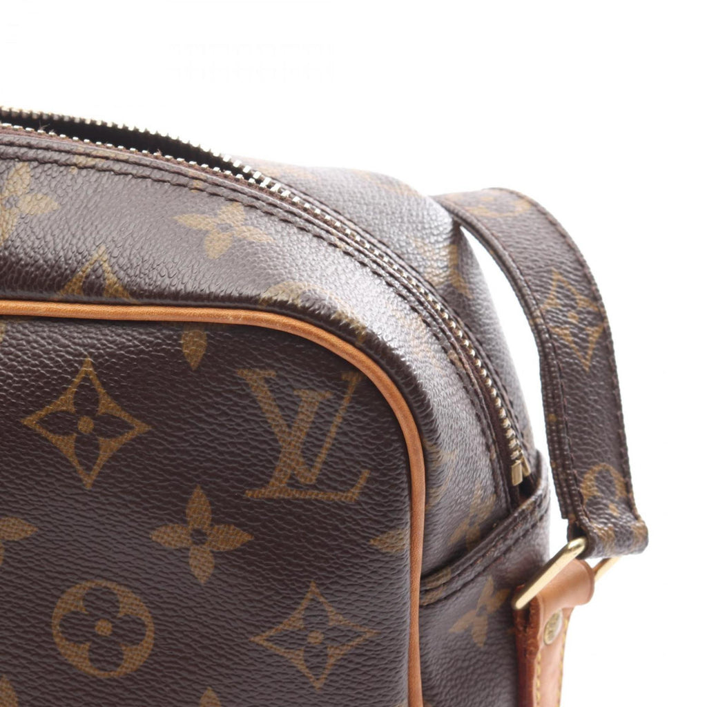 Louis Vuitton Brown Pvc Leather Shoulder Bag