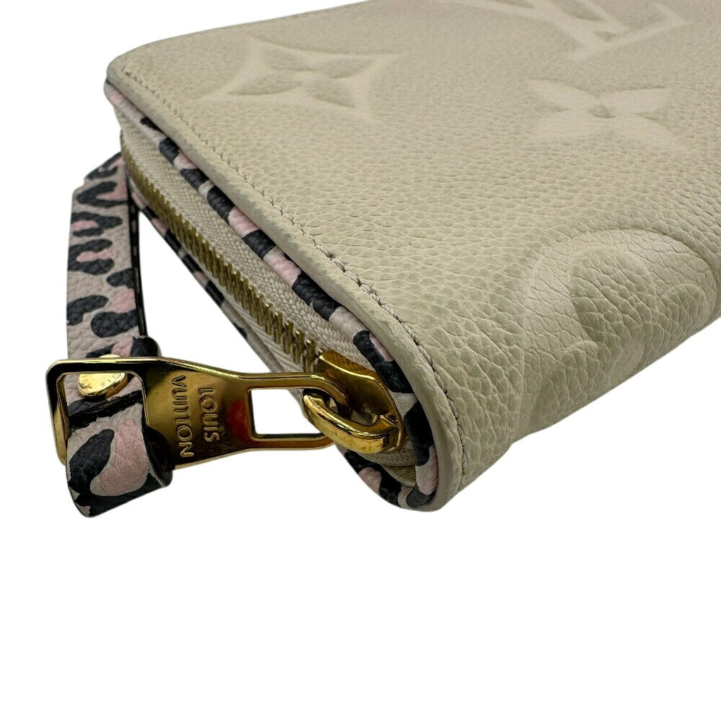 Louis Vuitton Beige Leather Long Wallet