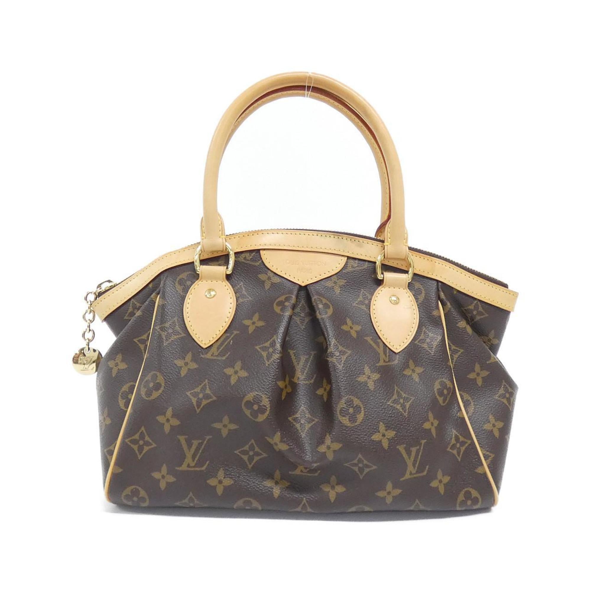 Louis Vuitton Brown Coated Canvas Handbag