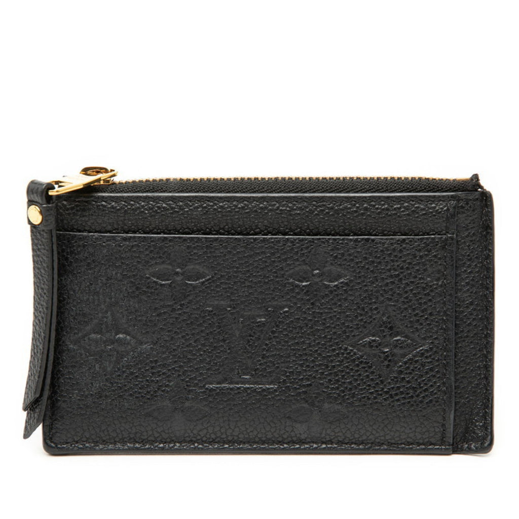 Louis Vuitton Black Noir Leather Coin Purse/Coin Case